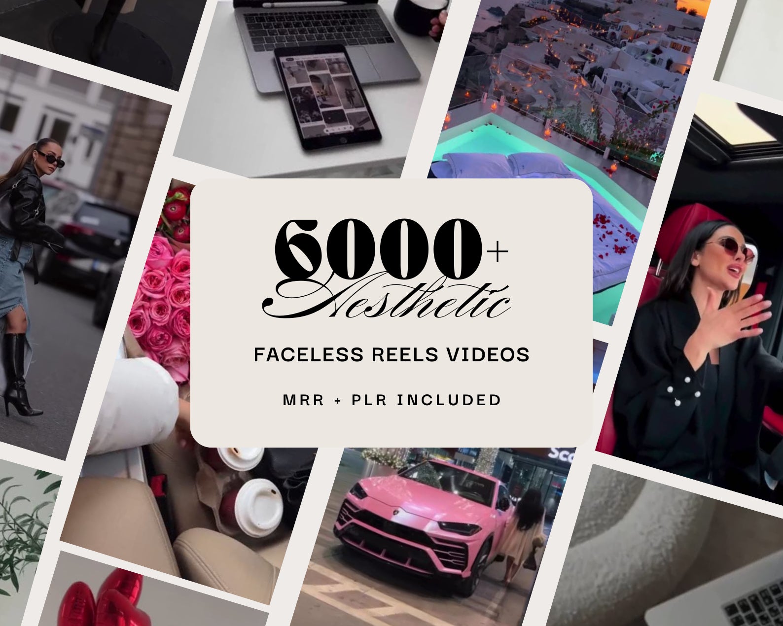 6000+ Aesthetic Faceless Video Instagram Reels Bundle With MRR + PLR