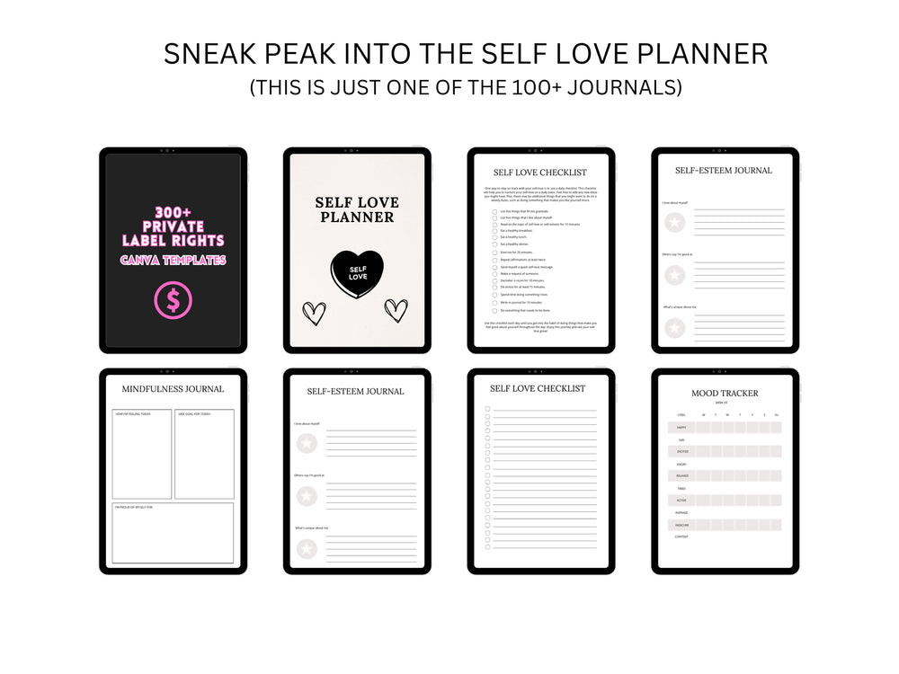 300+ PLR Canva Templates To Use & Resell