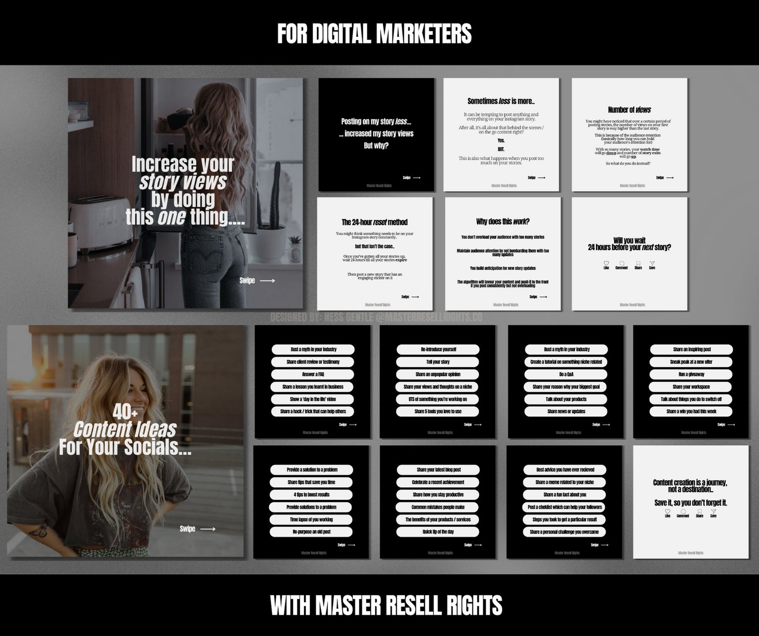 30 Days Of Digital Marketing Carousels with MRR