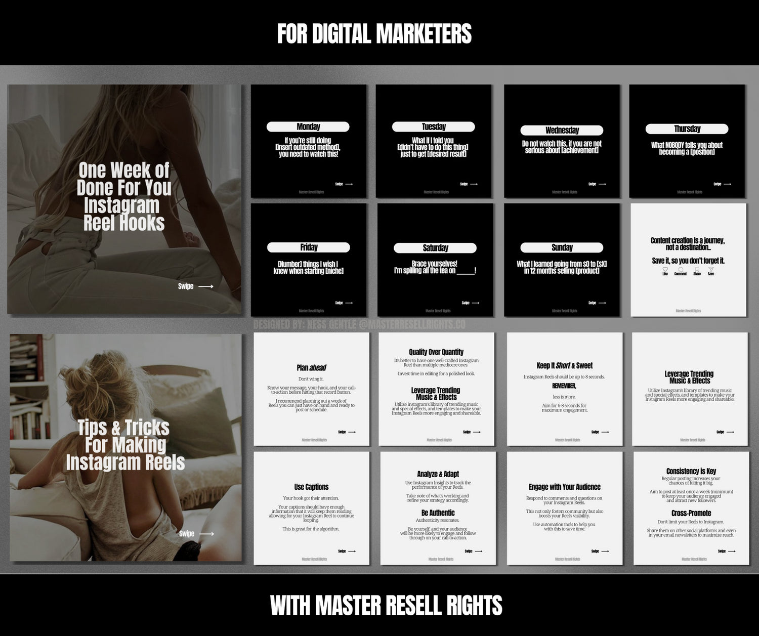 30 Days Of Digital Marketing Carousels with MRR