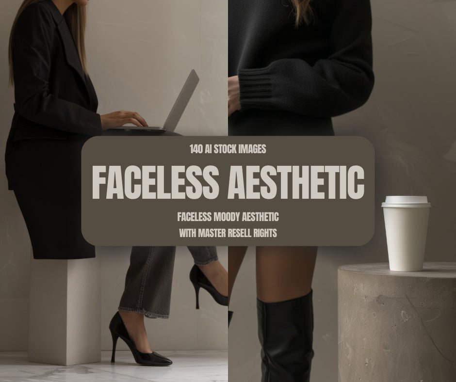 140 Faceless Digital Marketing AI Stock Photos With MRR