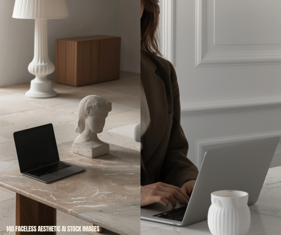 140 Faceless Digital Marketing AI Stock Photos With MRR